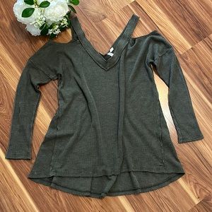 Cold Shoulder Casual Top